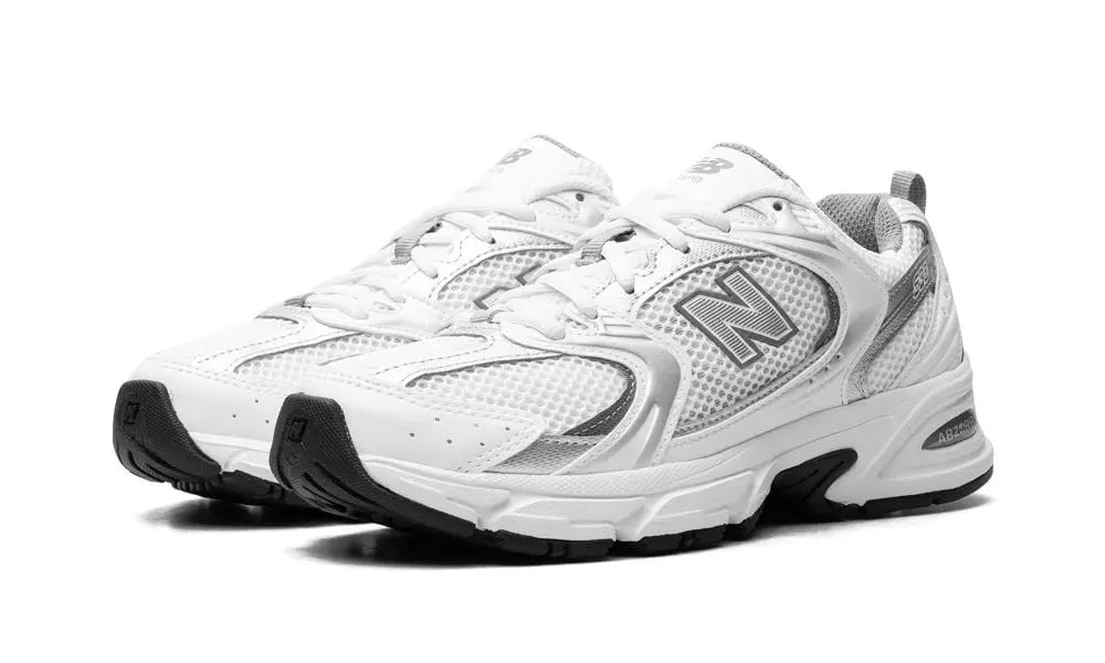 New Balance
530
"White Silver Metallic" Shoe Flyes