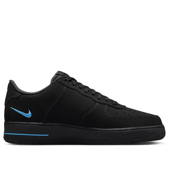 Nike Air Force 1 Low '07 SE 'Black University Blue' Shoe Flyes