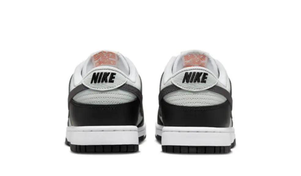 Nike Dunk Low "Black Total Orange Mini Swoosh" Shoe Flyes