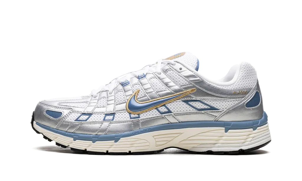 Nike P-6000
"METALLIC SILVER AEGEAN STORM" Shoe Flyes