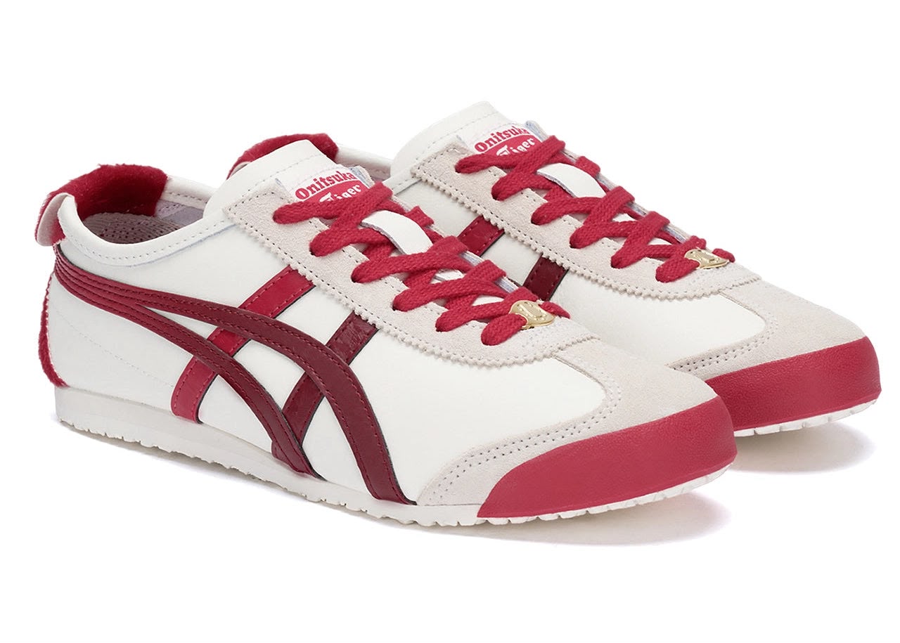 ONITSUKA TIGER MEXICO 66 "WHITE & BURGUNDY"