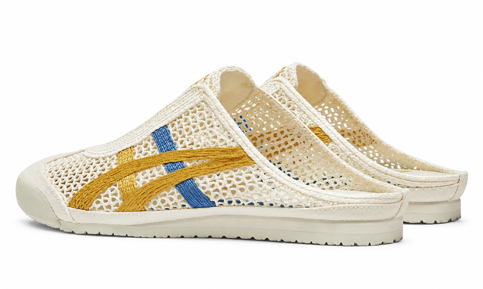 ONITSUKA TIGER MEXICO 66 SABOT "CREAM MUSTARD BLUE"