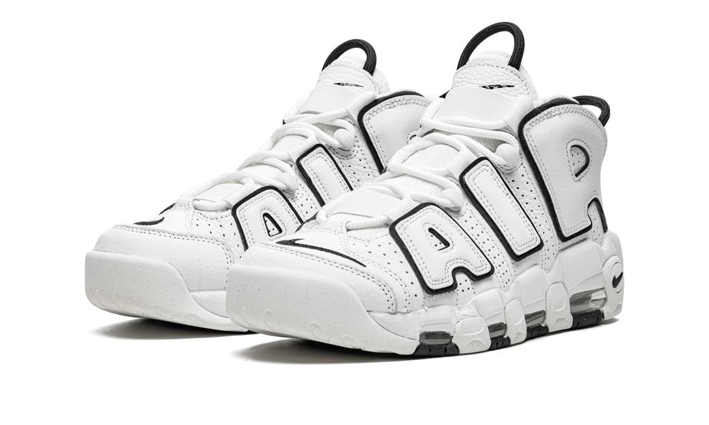 NIKE
AIR MORE UPTEMPO 
"WHITE / BLACK"