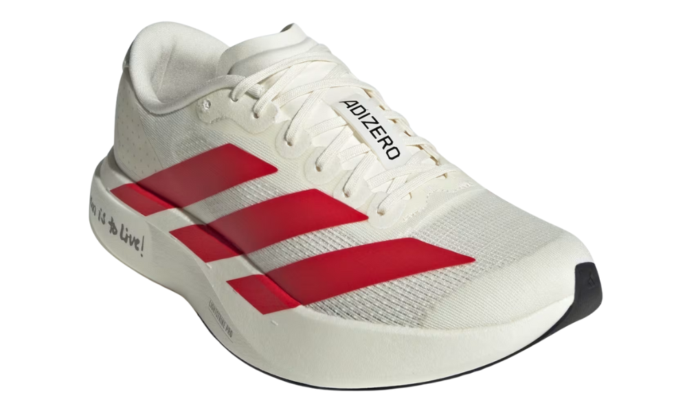 ADIDAS ADIZERO EVO SL "Off WHITE/BETTER SCARLET/CORE BLACK"